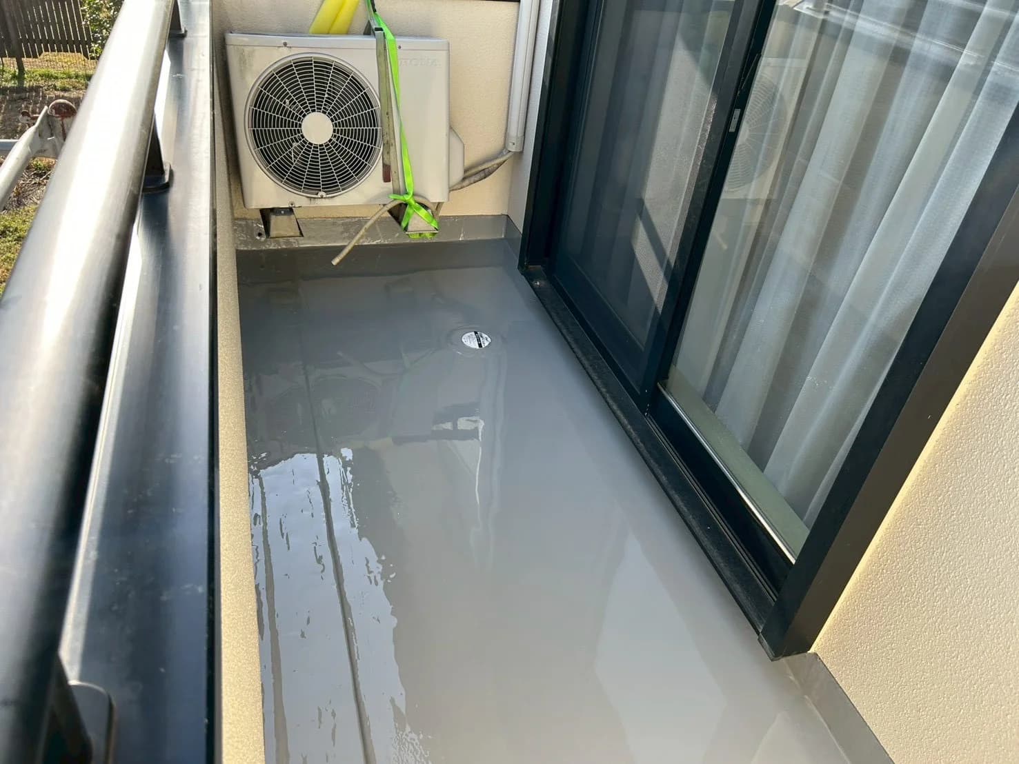 バルコニー防水からの雨漏り改修の施工前後の比較 施工後
